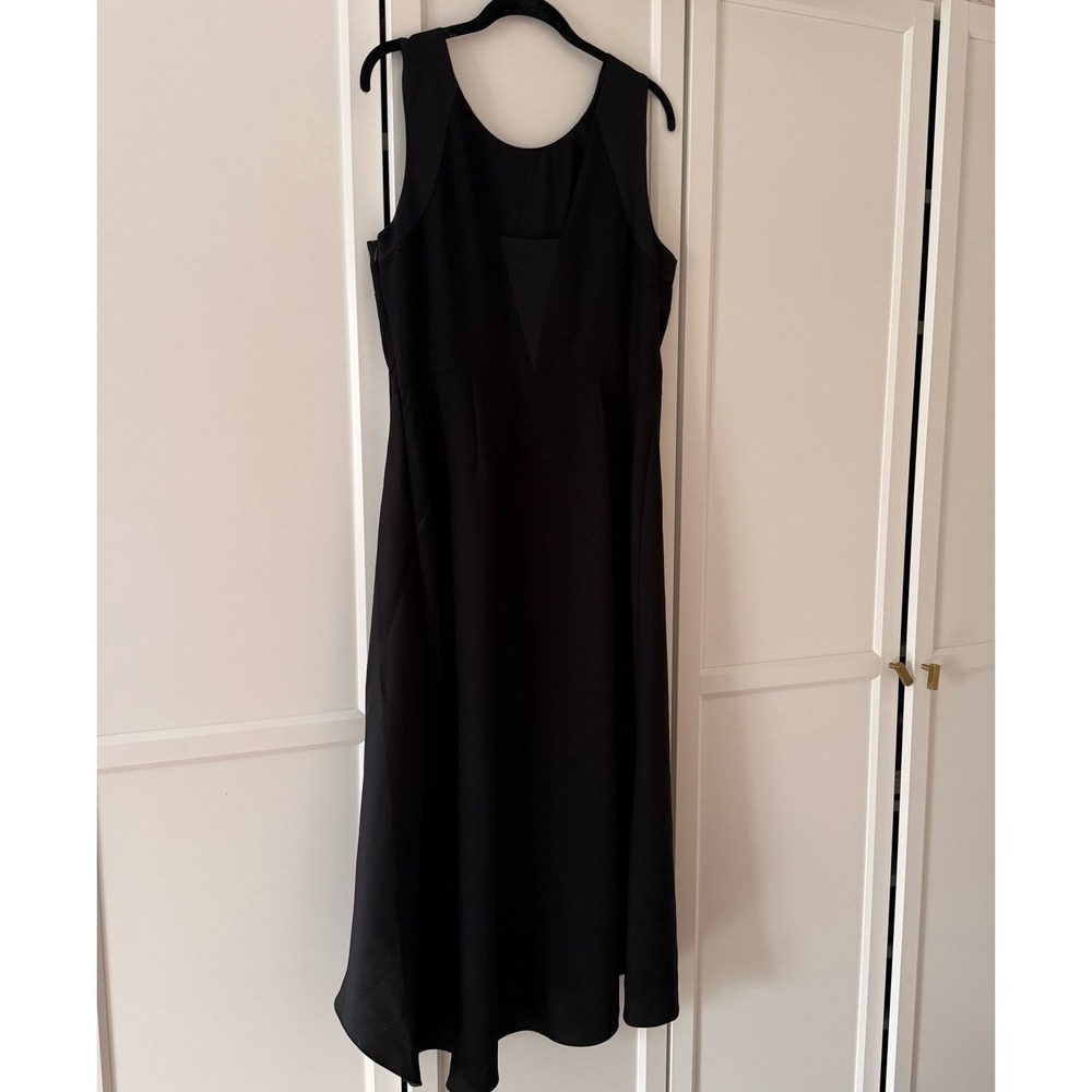 Banana Republic‎ women's Banana Black Asymmetrical Dress Womens 10 NEW